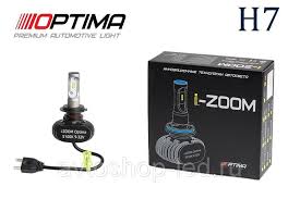 H7 Optima LED i-ZOOM, Seoul-CSP, White, 9-32V 