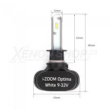 H1 Optima LED i-ZOOM,  Warm White, 9-32V, 2 лампы 